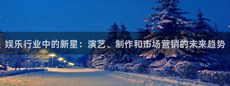 888贵宾会官网：娱乐行业中的新星：演艺、制作和市场营销的未来趋势